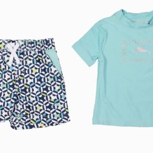 Tommy Bahama Kids Printed 2 Piece Rashguard Swimset Size 12 months